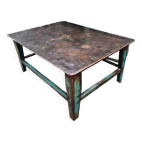 Industrial metal coffee table