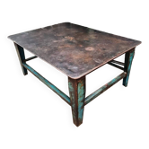 Table basse industrielle en métal