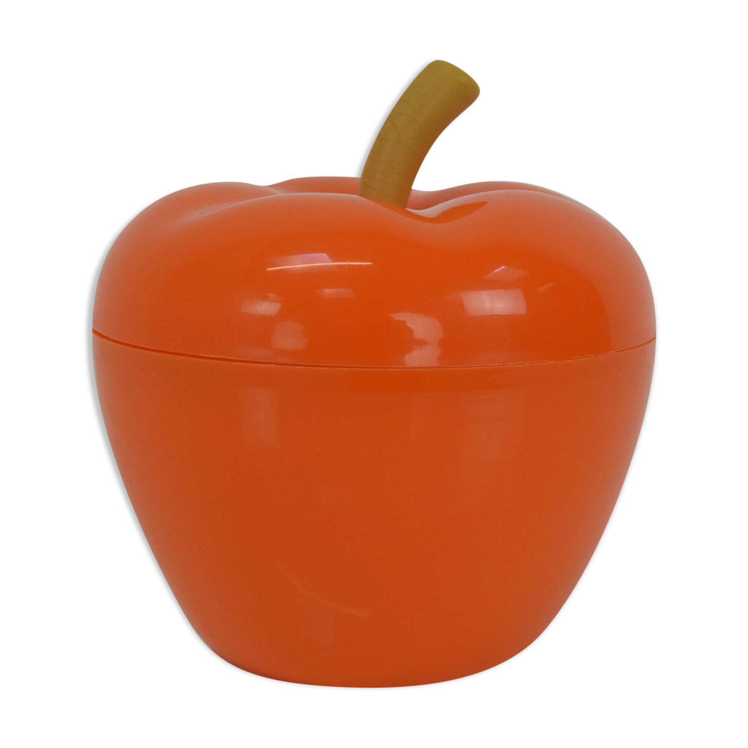 Mid-century plastic box,apple,1970's.