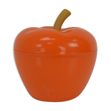 Mid-century plastic box,apple,1970's.