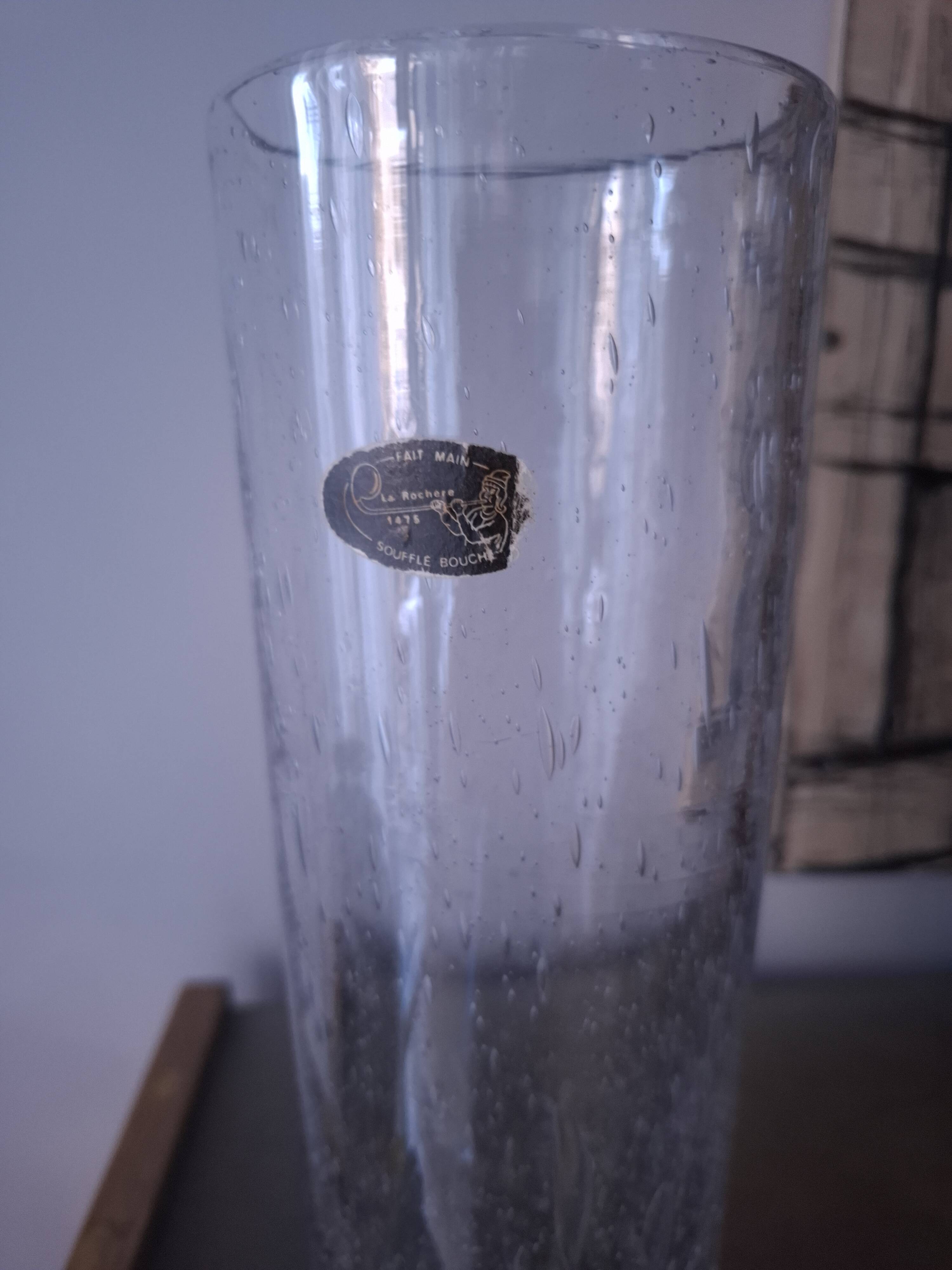 La rochere blown glass vase