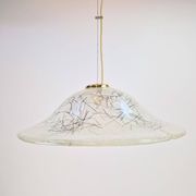 Vintage Murano Glass Pendant Lights from Kaiser-Leuchten, 1960s, Set of 2