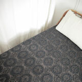 Dyed crochet bed top