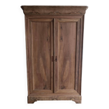 Raw walnut cabinet