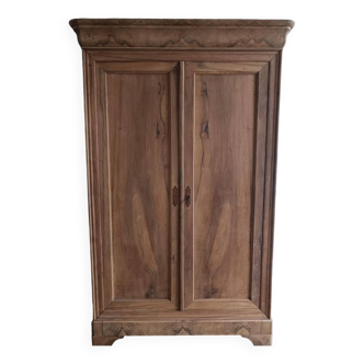 Raw walnut cabinet