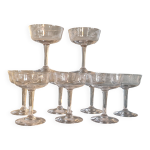 9 Coupes à champagne