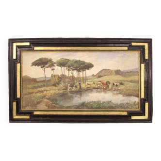 Great French painting landscape from the 20th century