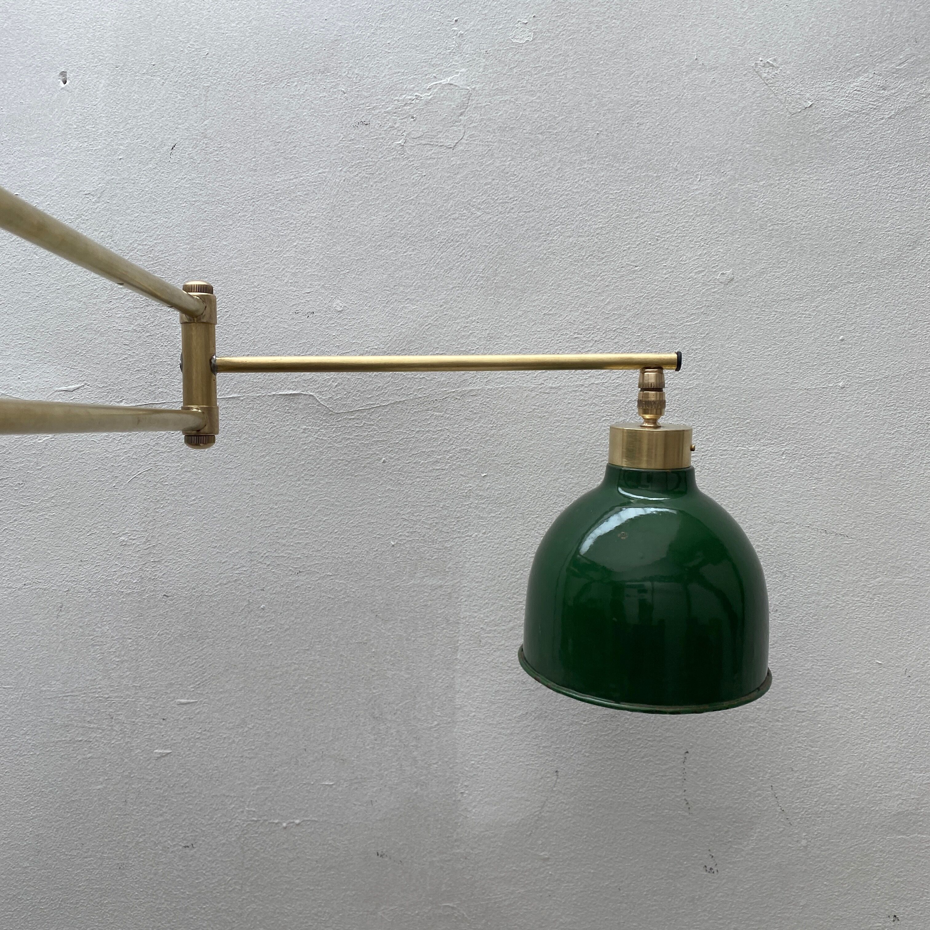 Old lamp wall lamp stem 2 arms vintage