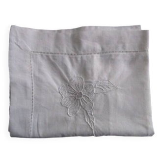 Old embroidered pillowcase: 71x68cm