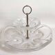 Compotier pâte de verre Années 60 Hauteur 25 m