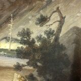 Alphonse de Saint-Beaussant (born in 1842) Pastel on paper mounted on canvas - Sinner