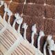 Beni Ouarain Berber rug brown 238 x 148 cm