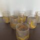 Set of Murano glass glasses