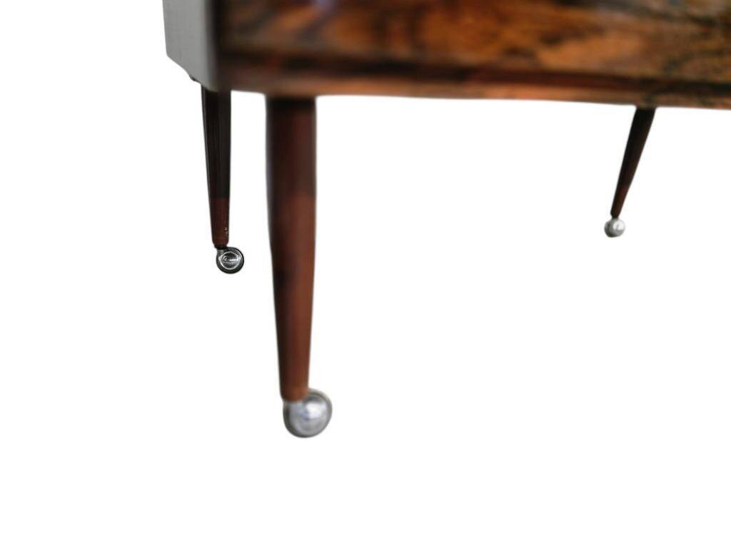 Vintage rosewood furniture / drop-leaf table