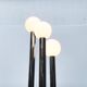 Vintage German floor lamp from the 1970s in glass and metal.
