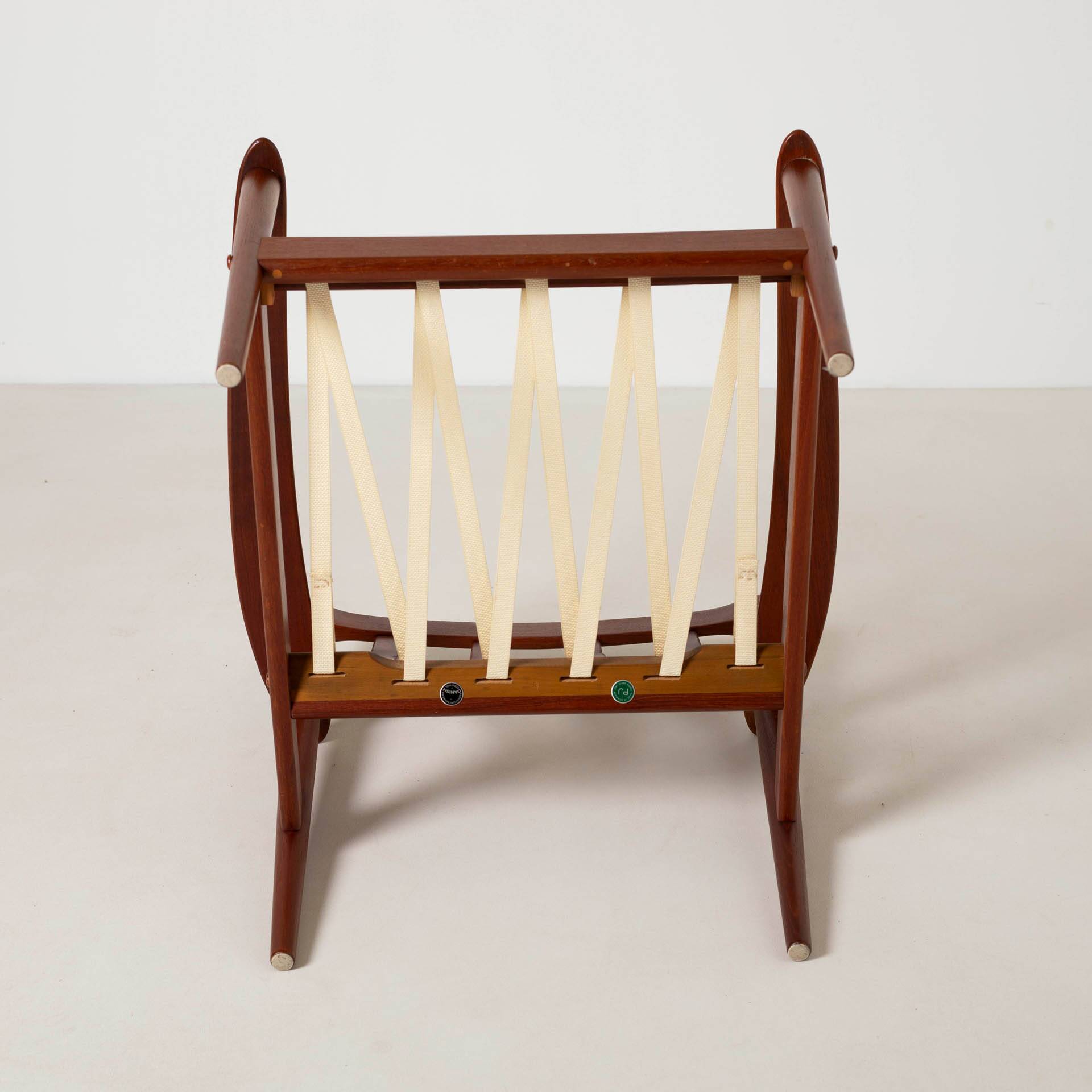 Danish teak armchair by Grete Jalk for Poul Jeppesen, 1960s
