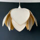 Suspension fleur de lotus vintage