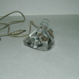 Pied de lampe en cristal Daum années 60
