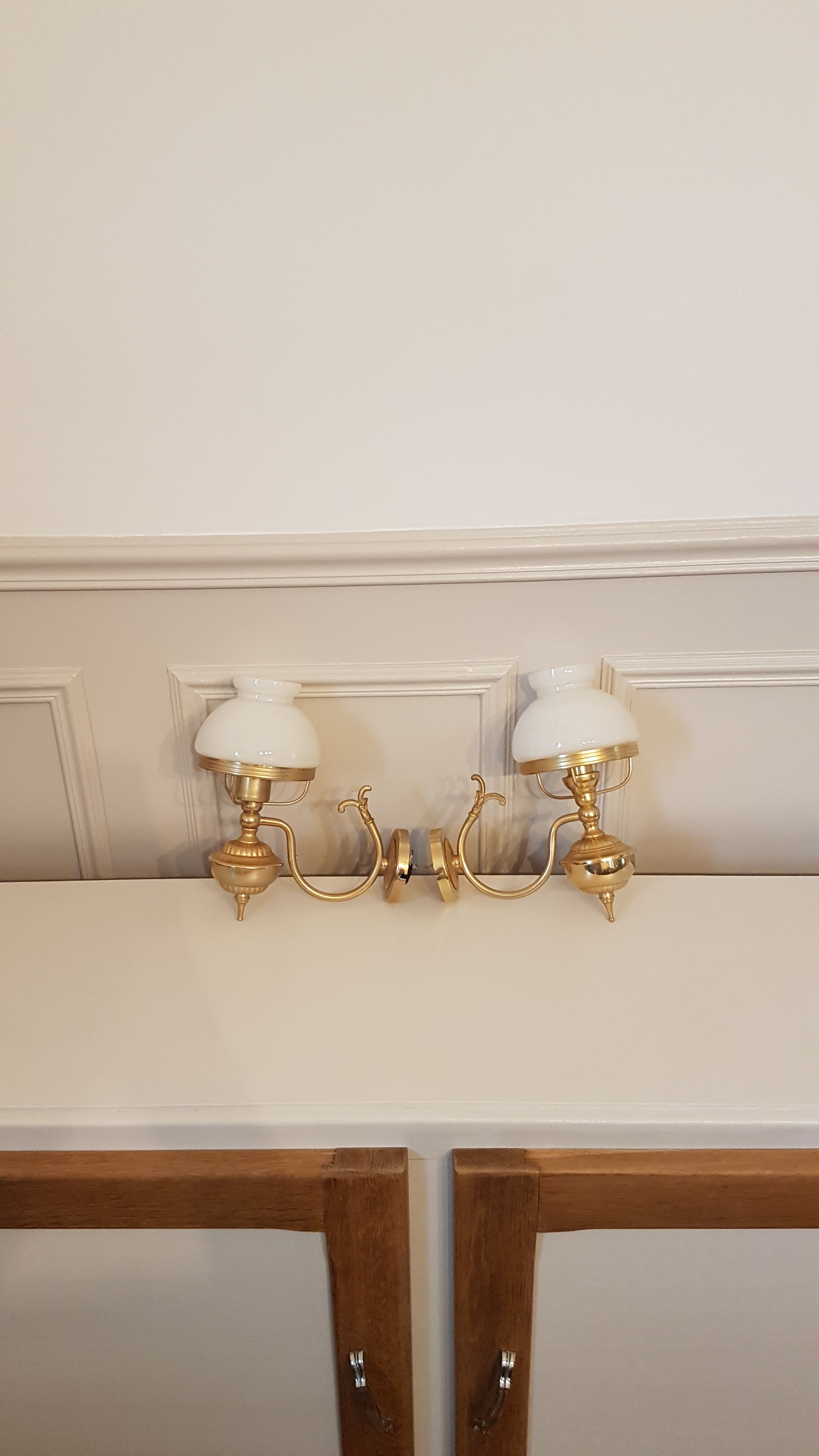 Pair of wall sconces