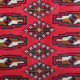 Tapis bukhara rouge laine persan 50x100cm