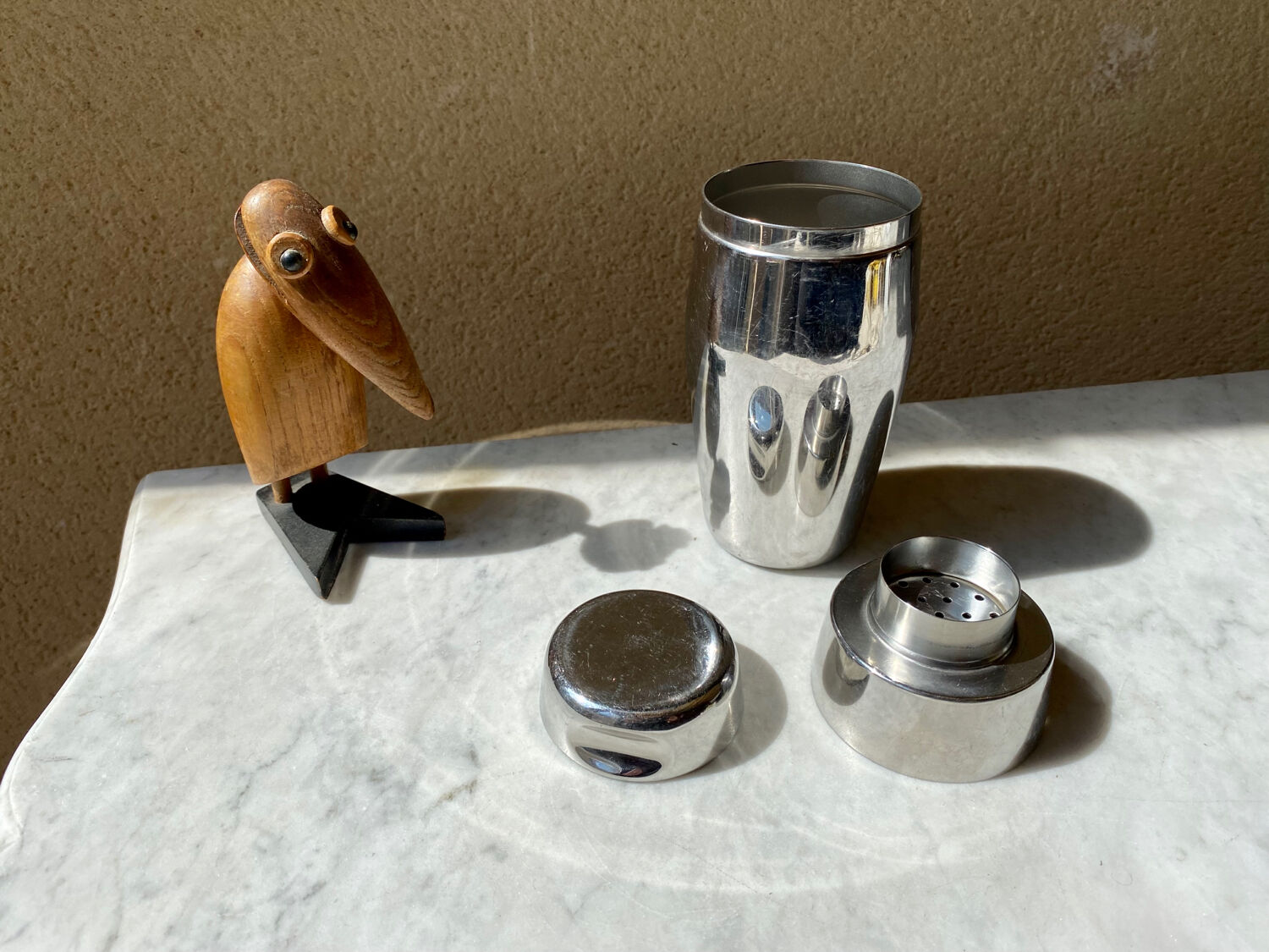 Cocktail shaker 870/50 Alfra Alessi design Luigi Massoni vintage 60s