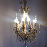 Classic French chandelier with grapevines