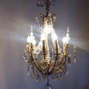 Classic French chandelier with grapevines