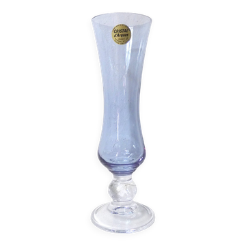 Vintage French Crystal Soliphlore Baluster Vase, Very Good Condition