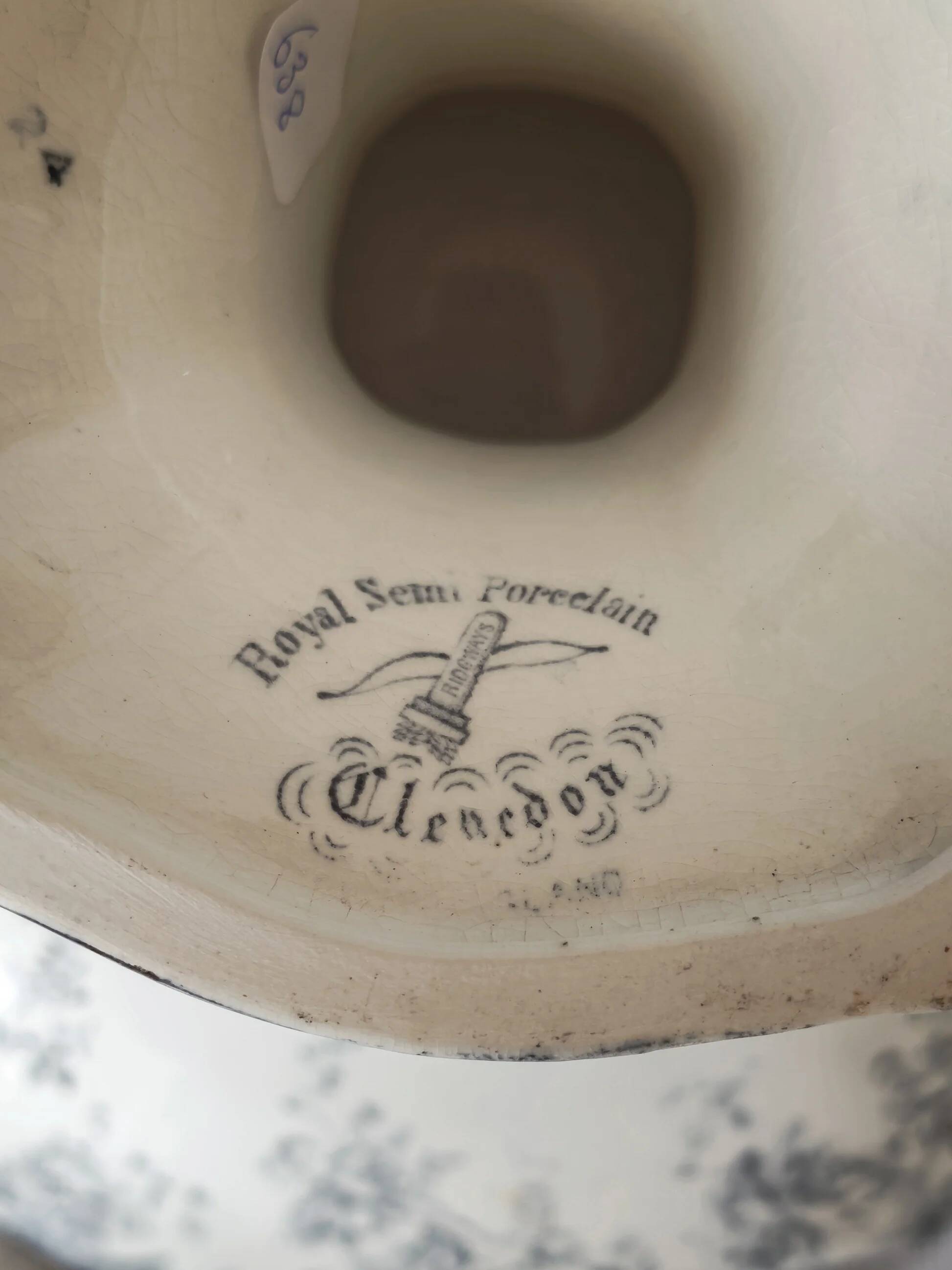 Compotier en semi-porcelaine Ridgways