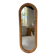 Miroir osier tressé Italie années 60 ovale