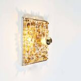 Large vintage murano glass flush mount light by Neuhauss