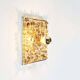 Large vintage murano glass flush mount light by Neuhauss