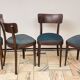 Set of four ton chairs, czechoslovakia, 1960s