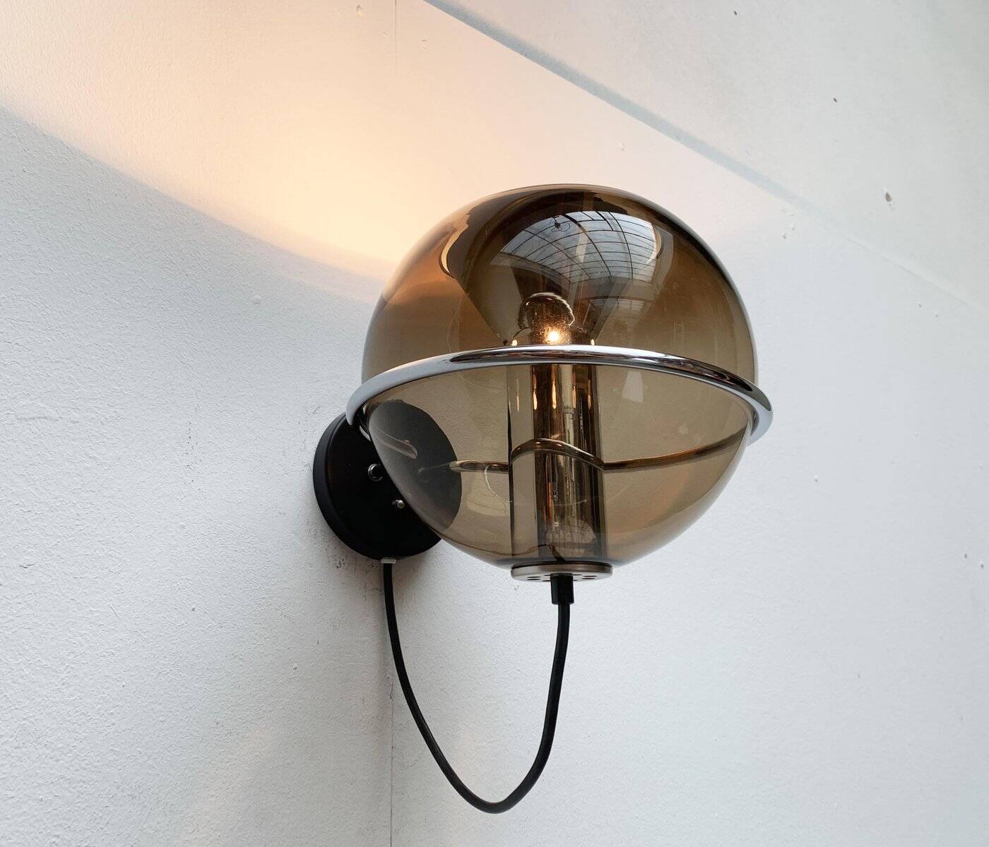 Neo-retro wall sconces from the Dutch space age by Frank Ligtelijn for Raak, set of 2.