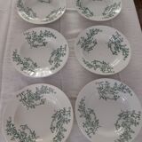 6 assiettes creuses.model capri manufacture Pexonne
