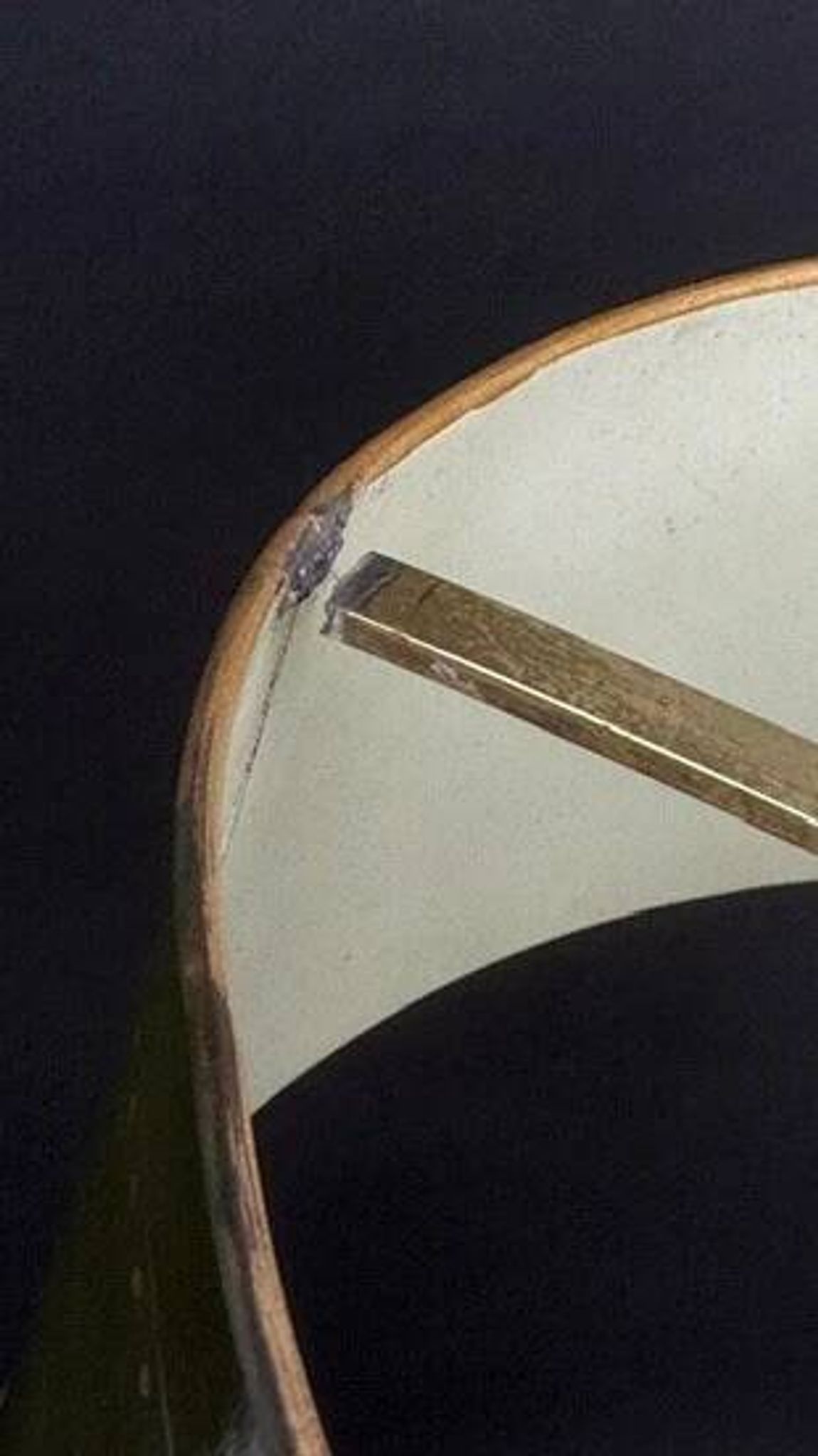 Bronze bouillotte lamp from the 19th century.