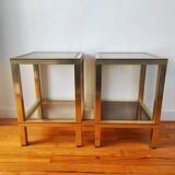 Pair of vintage 1970s side tables