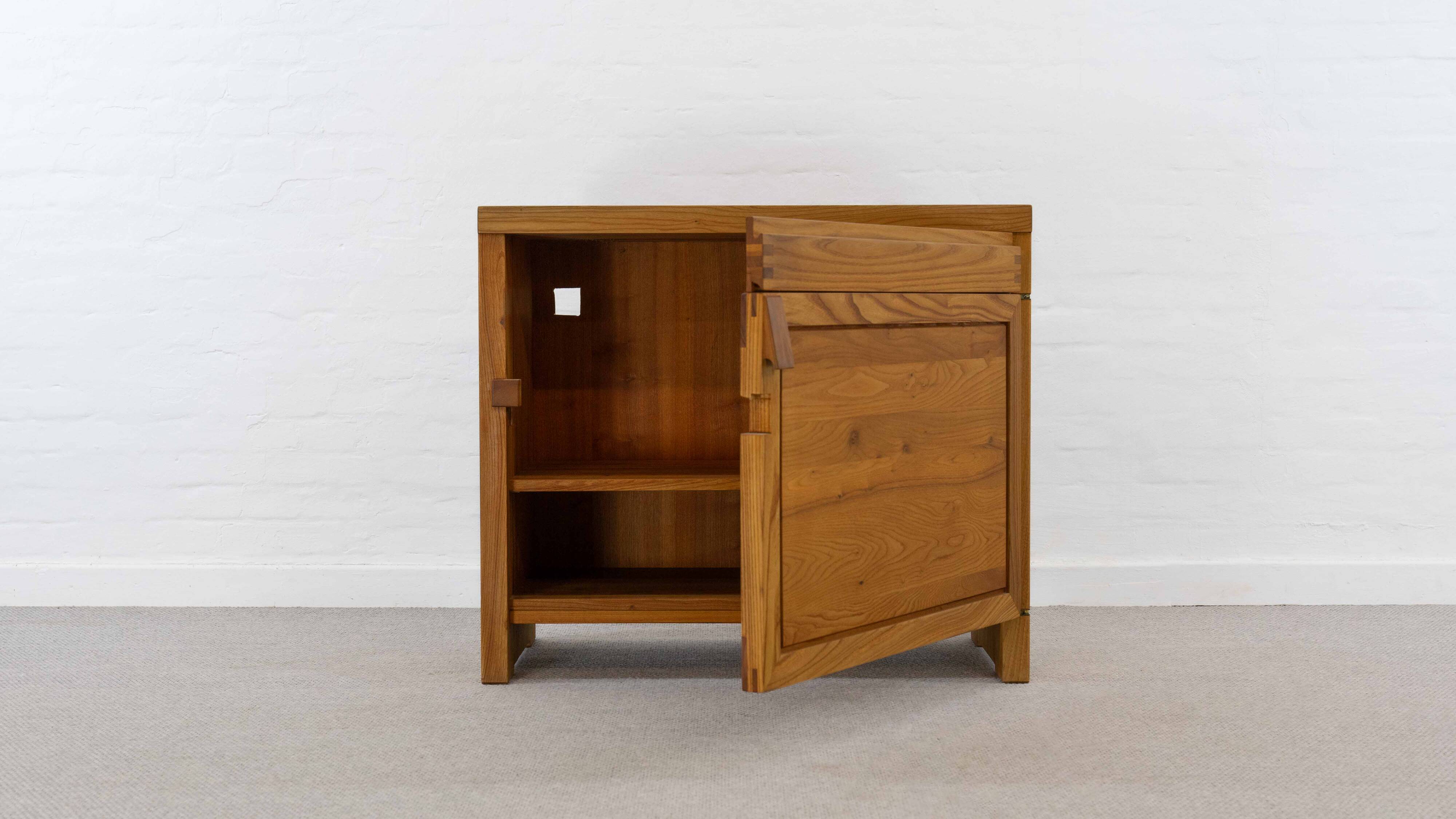 Sideboard Model R09 by Pierre Chapo in solid elm