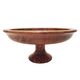 Tazza standing fruit cup in magnifying glass wood