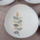 Set of 11 vintage dessert plates from Niderviller – 1970s – Capron Vallauris style