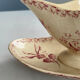 Red ironware sauce boat Gien honeysuckle model - ironware p