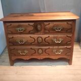 Rustic chest of drawers from the 18th century
