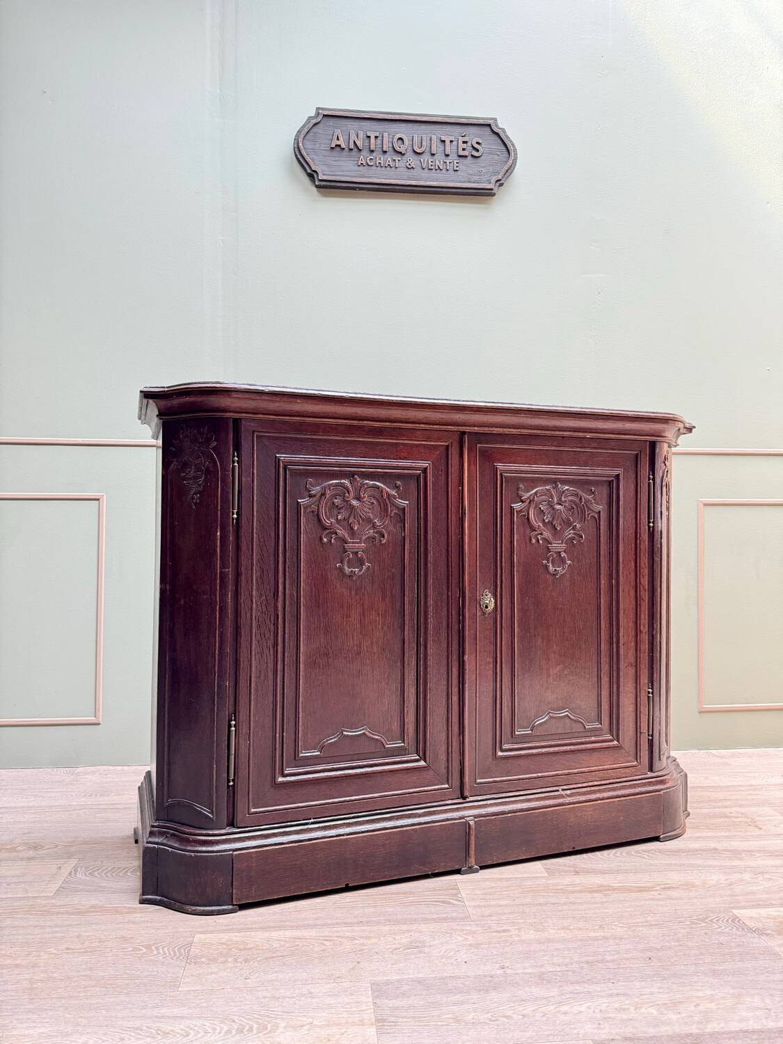 Oak Buffet From Regency Period XVIII Eme Century