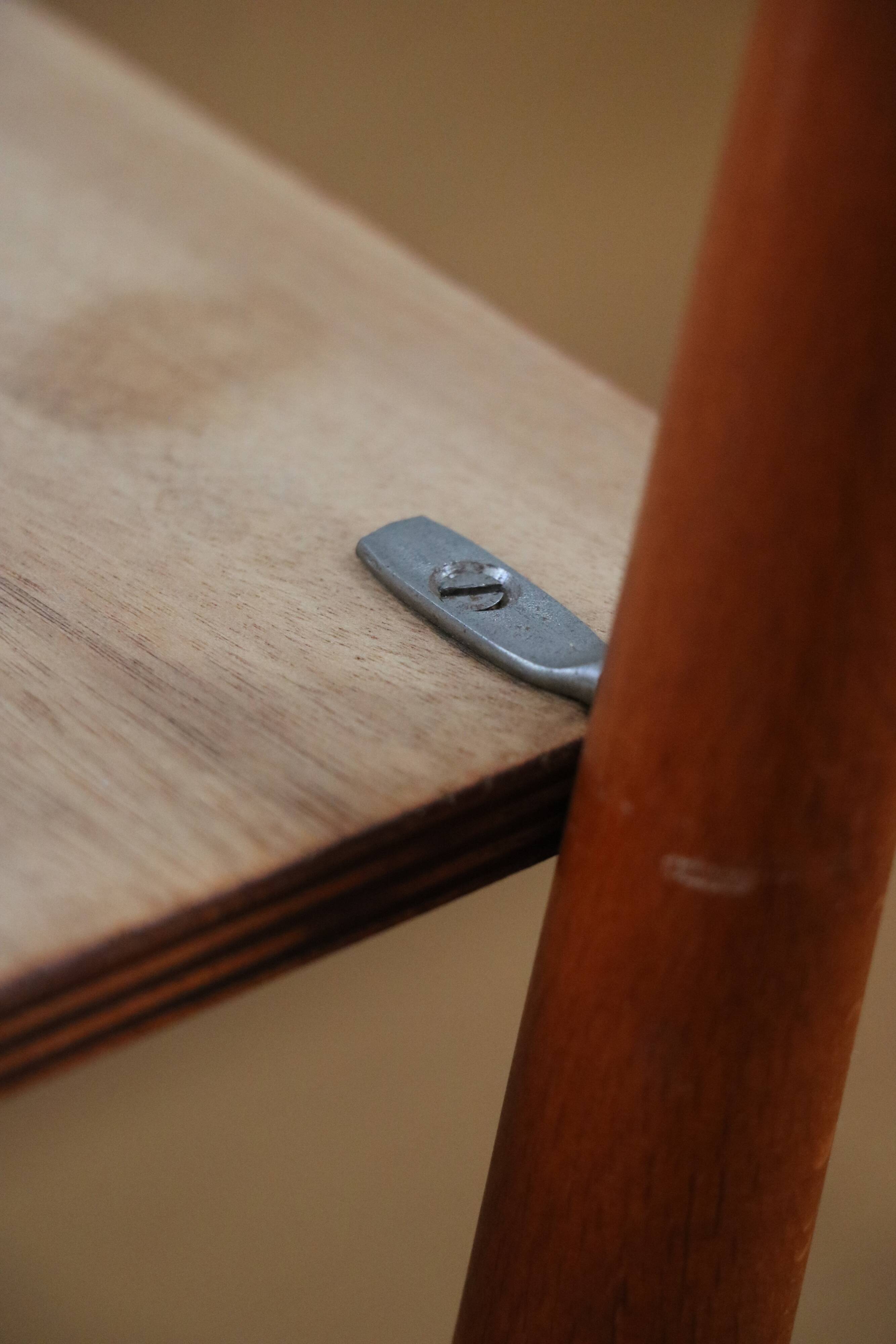 Pair of Scandinavian teak bedside tables, Carlström
