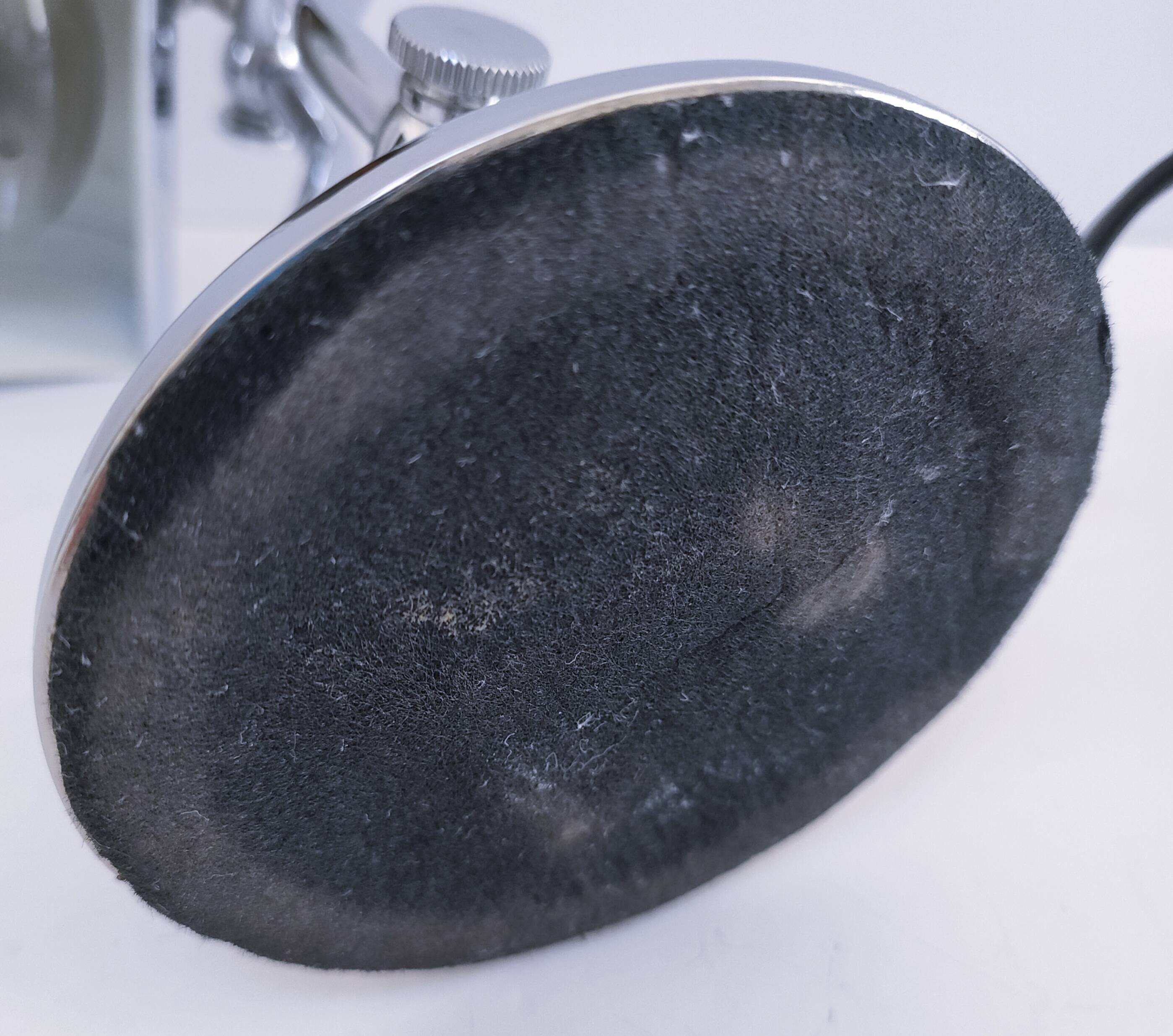 Vintage articulated chrome lamp