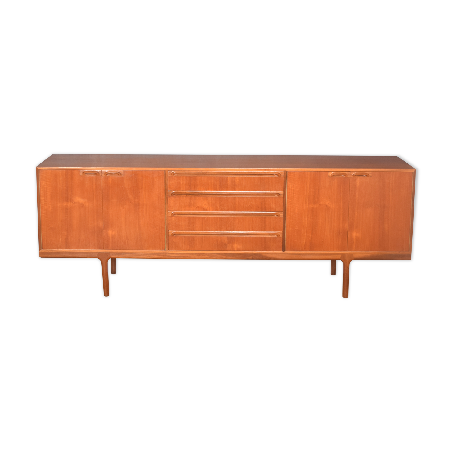 Restored Long Teak Mcintosh Dunbar Retro Sideboard Cabinet
