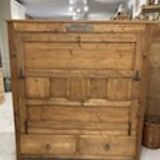 Storage cabinet folk art