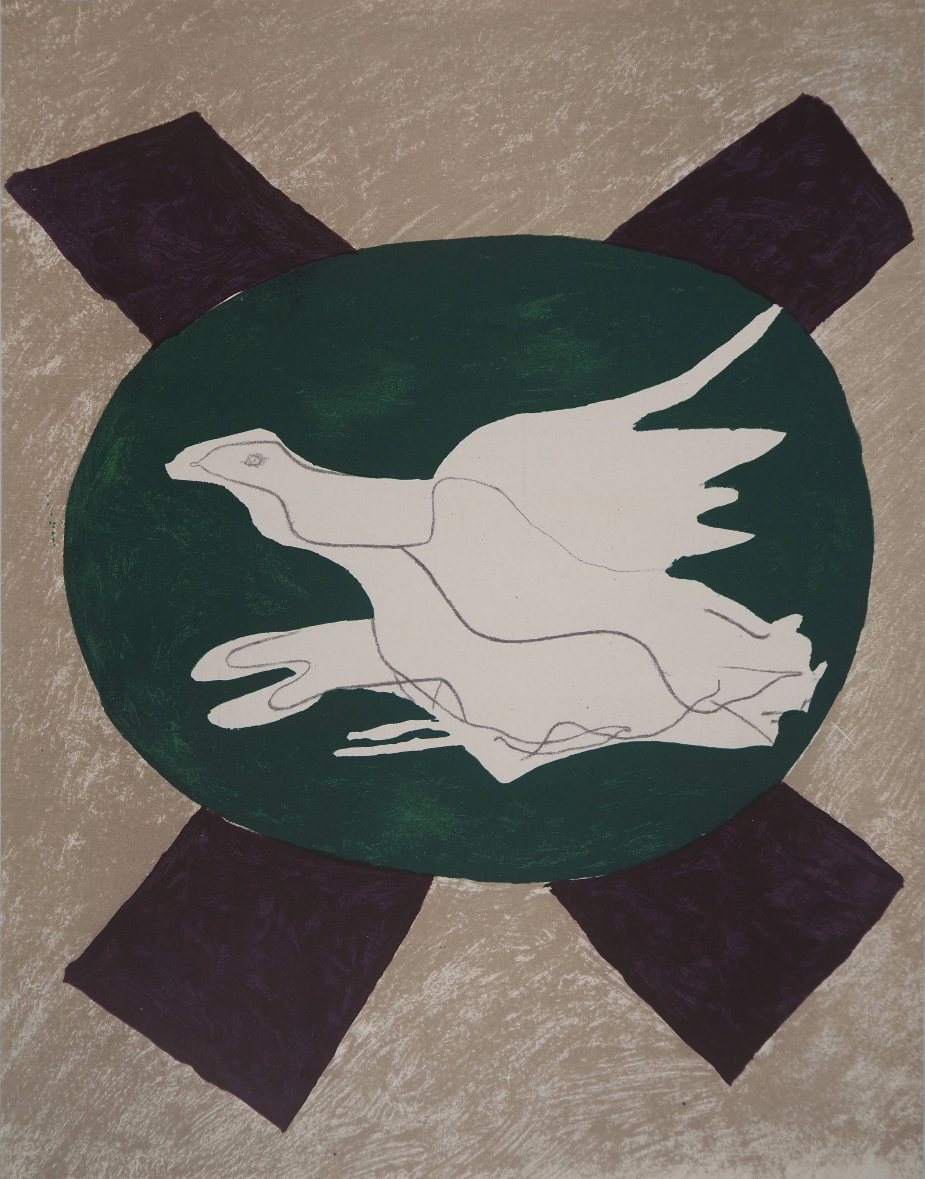 Georges braque: birds - color lithograph