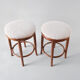 Set of 4 vintage Thonet style stools