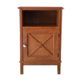Vintage 50s oak bedside